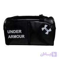 ساک باشگاهی مشکی طرح چرم
