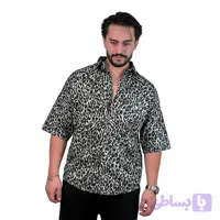 پیراهن جین طوسی پلنگی (کد B8IAZ)