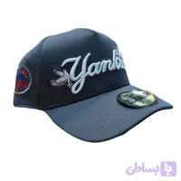 کلاه بک فیت بیسبالی طوسی طرح YAMKEES (کد YPA7U)