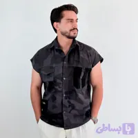 وست جین مشکی چیریکی مدل جیبدار (کد 0DD0L)