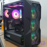کیس اسمبل شده گیمینگ نسل ده i3 10100f/ rx580/ram 16