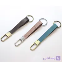 جاکلیدی چرم طبیعی، ساده و کاربردی