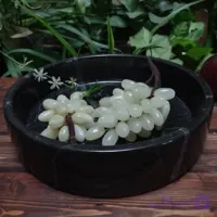 ظرف سنگی مشکی 25cm