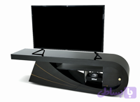 میز تلویزیون مدل یونی برند کارینو سایز ۱۸۰ چراغ دار (لوگو لایت Logo Light)