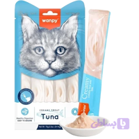 بستنی گربه ونپی با طعم ماهی تن و میگو Tuna & Shrimp وزن 14 گرم - 1عددی - پت شاپ فنچول