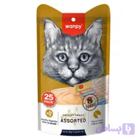 بستنی گربه ونپی میکس 8طعم 350 گرم- 25 عددی - پت شاپ فنچول