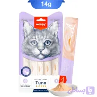 بستنی گربه ونپی با طعم ماهی تن و ماهی کاد Tuna & Codfish وزن 14 گرم -1 عددی - پت شاپ فنچول