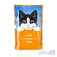 پوچ مخصوص گربه فلیکس با طعم مرغ در ژله وزن 85 گرم - پت شاپ فنچول