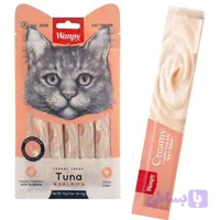 بستنی گربه ونپی با طعم ماهی تن و سالمون Tuna & Salmon وزن 14 گرم -1 عددی - پت شاپ فنچول