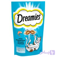 تشویقی گربه دریمیز طعم ماهی و پنیر Dreamies Cat Snack with Cheese & Salmon