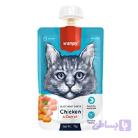 پودینگ گربه ونپی طعم مرغ و هویج |Wanpy Soup Chicken & Carrot - پت شاپ فنچول