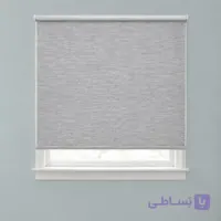 پرده شید افکت دار رنگ طوسی - فروشگاه پرده آماده تیکو‌ دکو