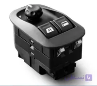 کلید شیشه بالابر پژو 206 تیپ 5 جلو و تنظیم آینه
