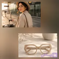 عینک طبی زنانه J&C مدل هندسی لوکس