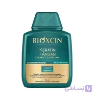 شامپو ضد ریزش و محافظت کننده کراتین و آرگان بیوکسین 300 میل | Keratin and argan Bioxcin anti-shedding and protective shampoo 300 ml