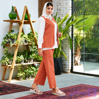 ست زنانه سه تیکه دلیسه مرواریدی