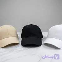 کلاه کپ نقابدار ساده کتان