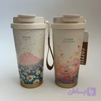 تراول ماگ دو حالته طرح دشت بابونه حجم 520ml