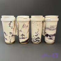 تراول ماگ دو حالته طرح دار ظرفیت 520ml