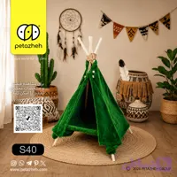 نشیمن گربه و سگ مدل چادر سرخپوستی