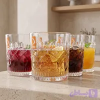 ست نیم لیوان بلوری دلی کد5011