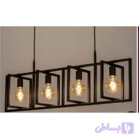 لوستر لاینر پنجره تمام فلز 4 شعله