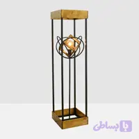 آباژور مدرن چوب و فلز پروانه