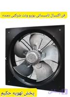 فن آکسیال تاسیساتی یورو ونت_های بلید سایز ۹۰سه فاز وات ۲۳۵۰