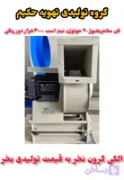 فن سانتریفیوژ بکوارد نیم اسب ۲۸۰۰دور قطر پروانه ۲۰ سانت موتوژن رنگی تک فاز و ۳ فاز