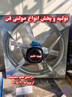 هواکش ۸۰پره زیمنسی با موتور ۳کیلوات ۱۴۰۰موتوژن سه فاز