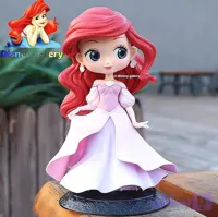 فیگور پرنسس آریل دیزنی مدل لباس صورتی( پری دریایی برند کیو باسکت)disneys ariel qposket