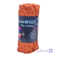مت یوگا حوله ای استپ دار مدل GOLDEN STAR - آیسا اسپورت