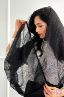 شال مجلسی مشکی