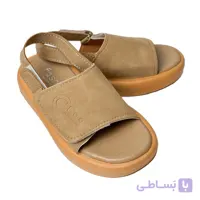 صندل بچه گانه دخترانه راحتی قهوه ای