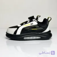 کتانی پسرانه اسپرت مشکی سفید برند Fashion