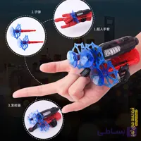 اسباب بازی مدل دستکش تیرپرتاب کن اسپایدرمن کیفیت عالی اورجینال همراه با ۳عدد تیر