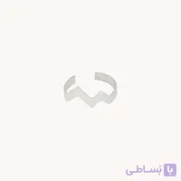 انگشتر نقره مورب