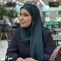 شال کشی نگین کریشه سبزآبی کد 3308