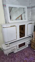 ست کنسول آینه و میز تیوی مدل نگین