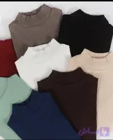 تاپ یقه ایستاده کرکره