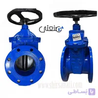 شیر کشویی لاستیکی دسته بلند 1 متر مهاب آب ایرانیان