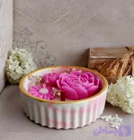 شمع تزئینی بتنی مدل بهار