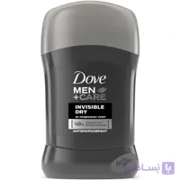 استیک دئودورانت ضد تعریق مردانه داو مدل Invisible Dry محافظت قدرتمند 48 ساعته حجم 50 میل