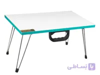 میز تحریر تاشو، وایت بردی، پایه دار رنگ مشکی | آبی | صورتی سایز ۷۰×۵۰