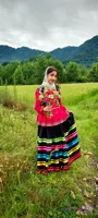 لباس محلی دخترانه 10 تا 11 سال کد120