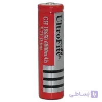 باتری لیتیومی 3.7 ولت 18650 UltraFire 6800mAh