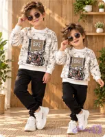 بلوز شلوار پسرانه طرح موتور
