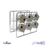 ست ادویه 6تایی شیشه مربع -مکعب UN-1635