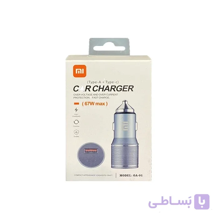 شارژ فندکی شیائومی 67W مدل 0A-01