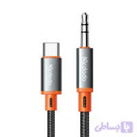 کابل تبدیل تایپ سی به جک ۳.۵ میلی‌متری صدا (Type-C to AUX) مک‌دودو (Mcdodo) مدل CA-0820 طول ۱.۲ متر | مجهز به چیپ DAC با کیفیت صدای 24bit/96kHz مناسب آیفون 15/16، سامسونگ، شیائومی و ضبط خودرو